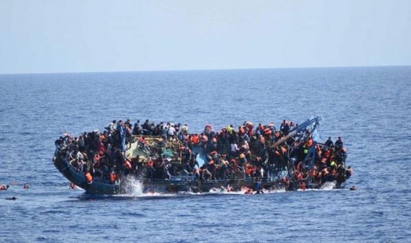 واژگونی قایق مهاجران در لیبی با 130 سرنشین