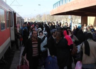 ورود بیش از 1600 مسافر به منطقه آزاد ارس با قطار چارتر